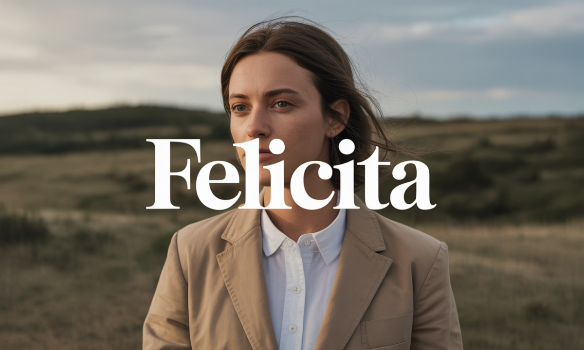 Illustration de Felicita, Prénoms