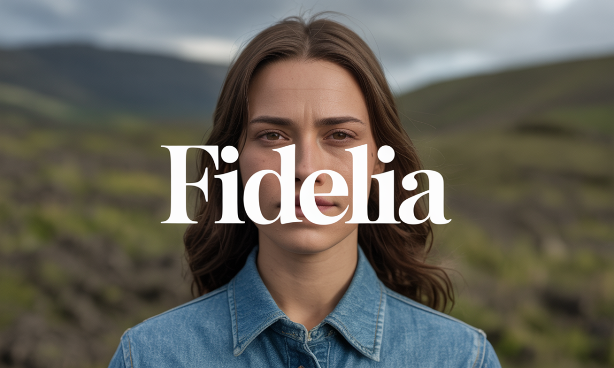 Illustration de Fidelia, Prénoms