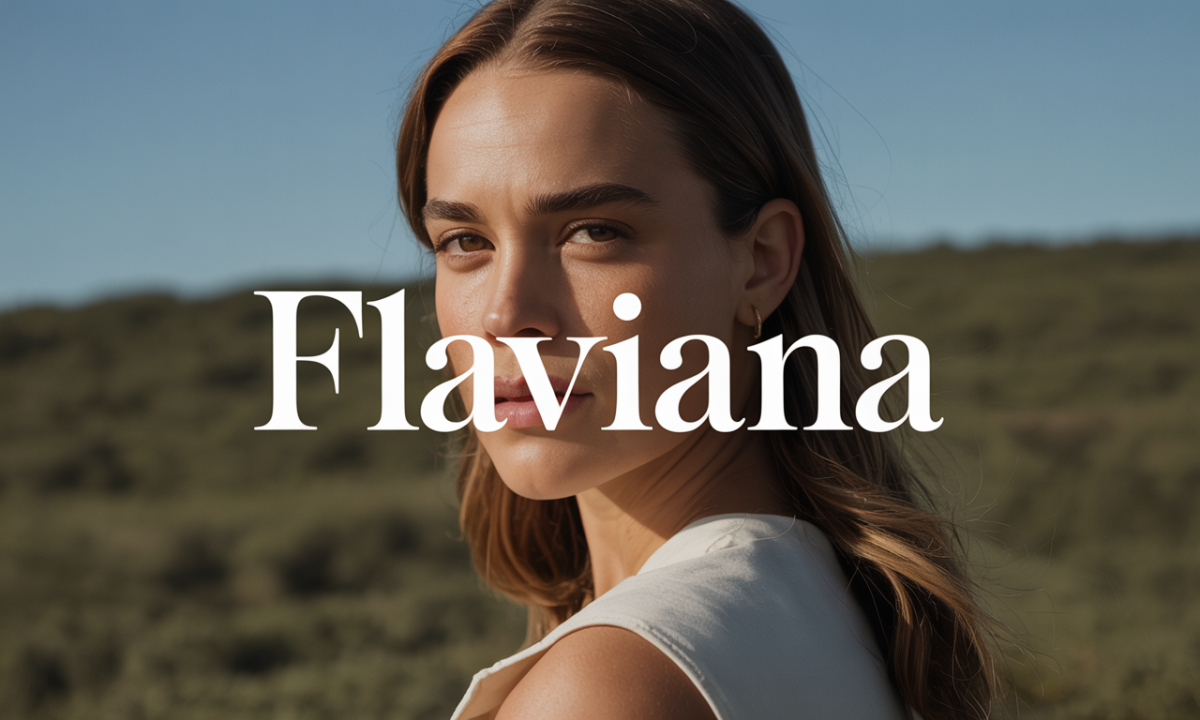 Illustration de Flaviana, Prénoms