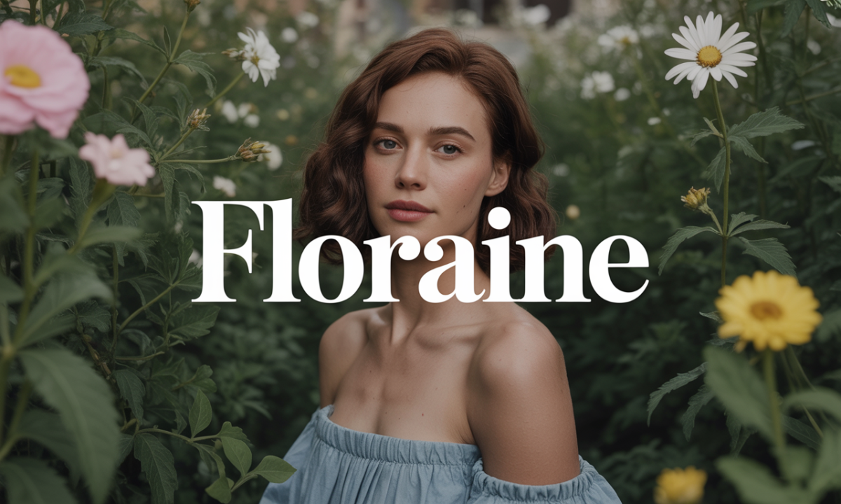 Illustration de Floraine, Prénoms