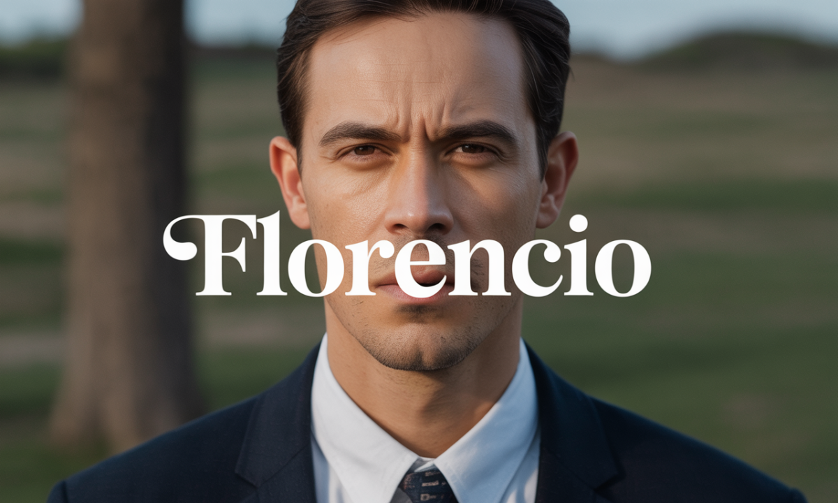 Illustration de Florencio, Prénoms