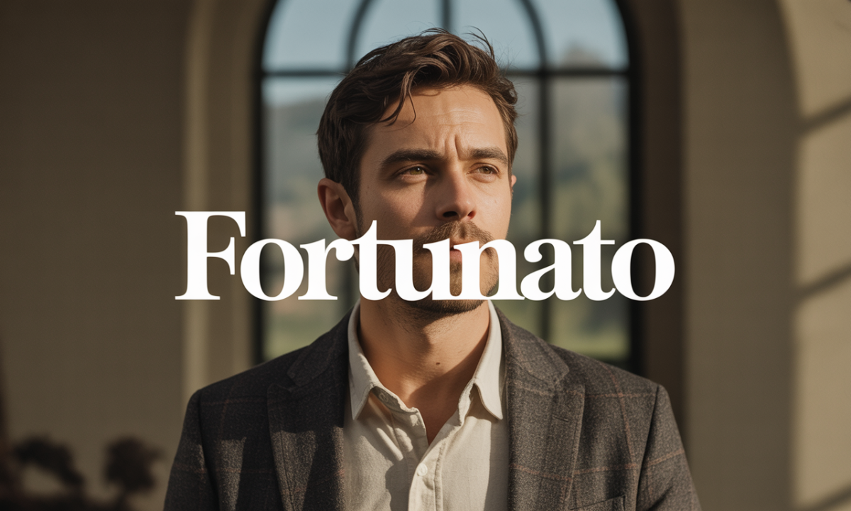 Illustration de Fortunato, Prénoms