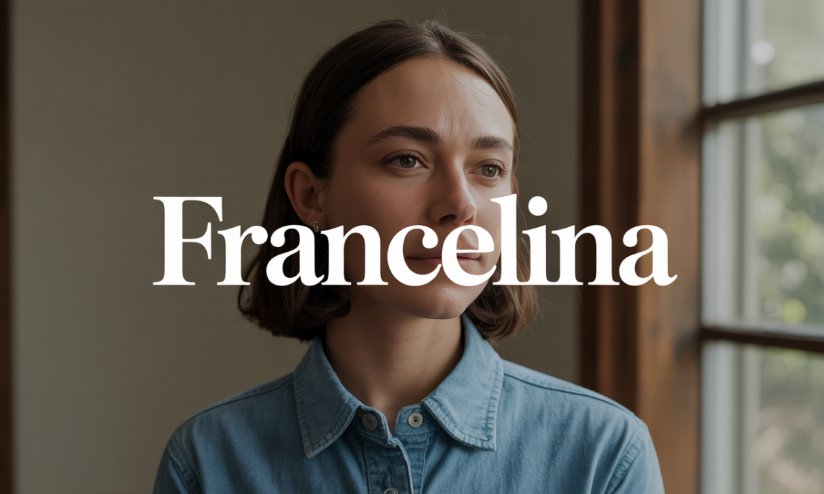 Illustration de Francelina, Prénoms