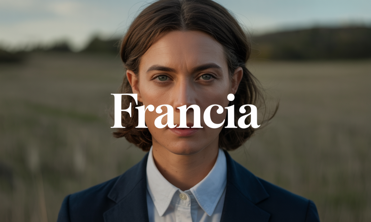 Illustration de Francia, Prénoms