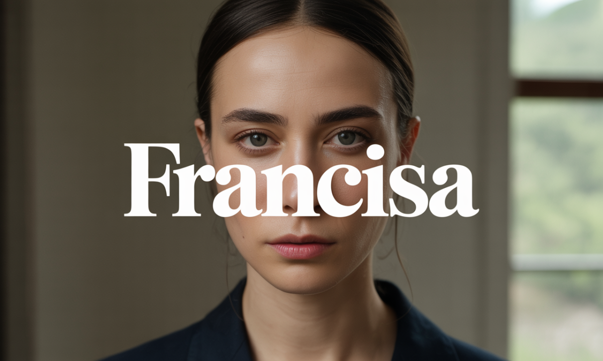 Illustration de Francisa, Prénoms