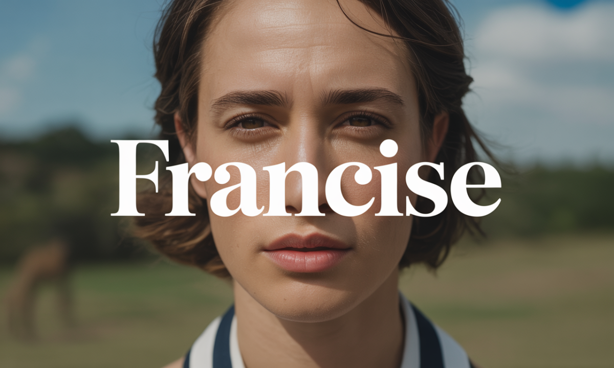 Illustration de Francise, Prénoms