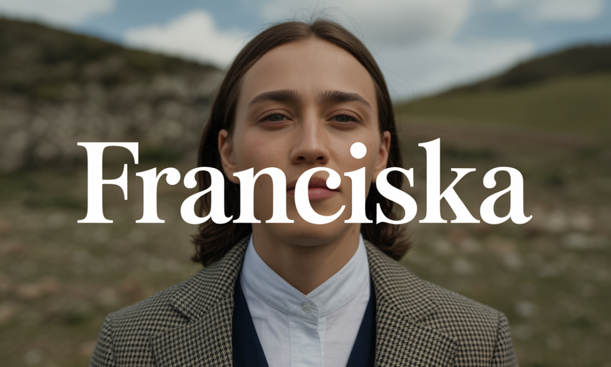 Illustration de Franciska, Prénoms