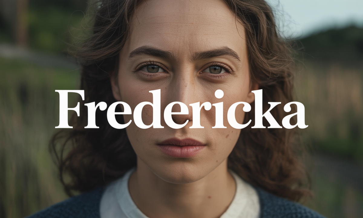 Illustration de Fredericka, Prénoms