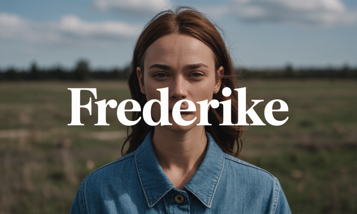 Illustration de Frederike, Prénoms