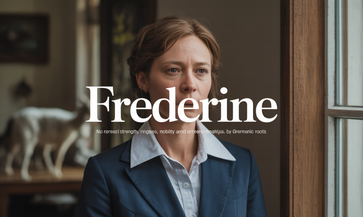 Illustration de Frederine, Prénoms