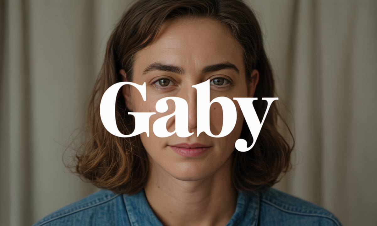 Illustration de Gaby, Prénoms