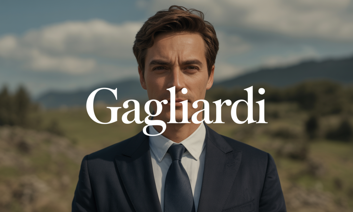 Illustration de Gagliardi, Noms de famille