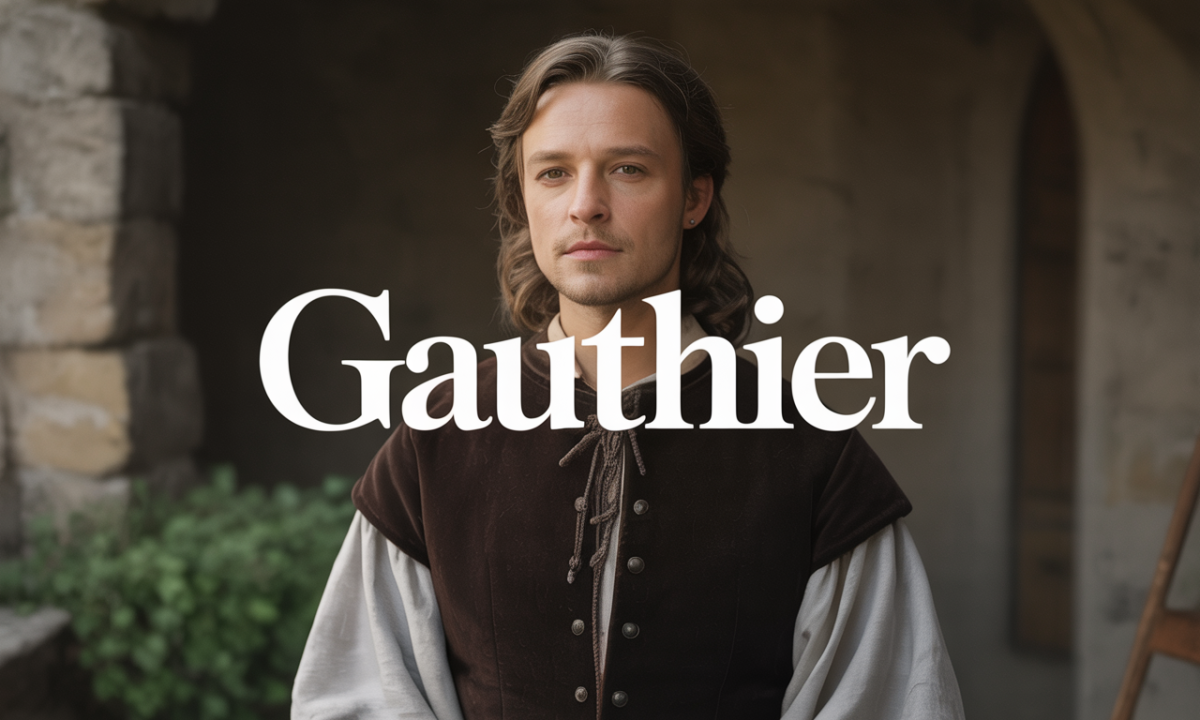 Illustration de Gauthier, Prénoms