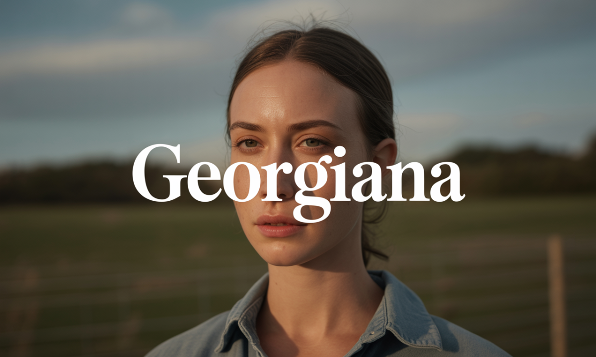 Illustration de Georgiana, Prénoms