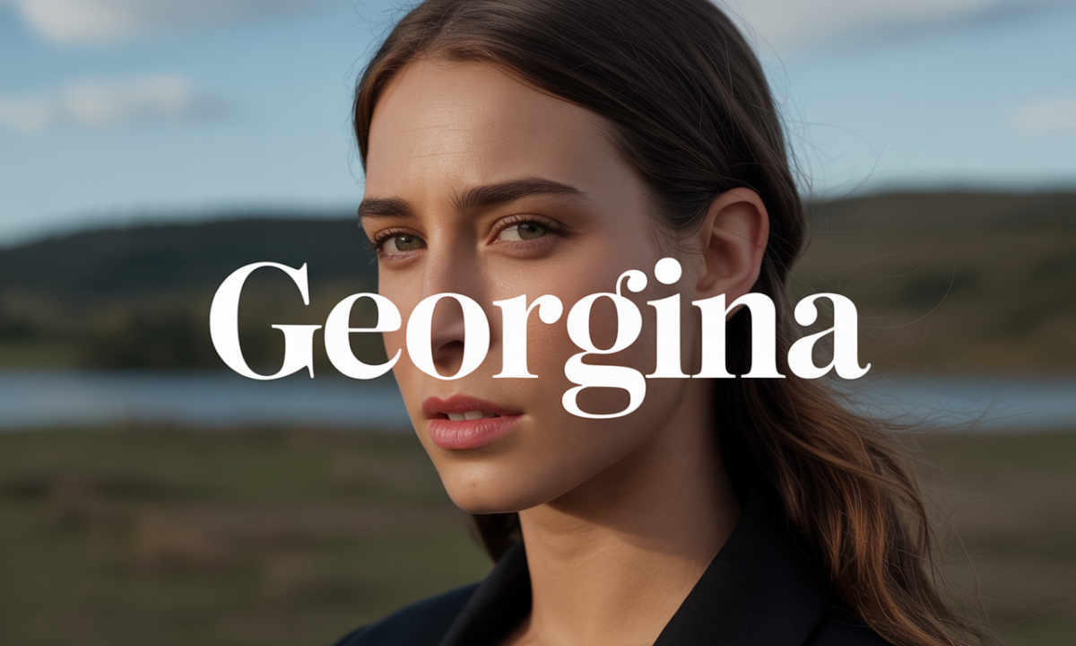 Illustration de Georgina, Prénoms