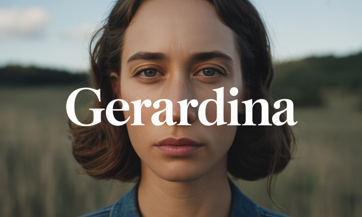 Illustration de Gerardina, Prénoms