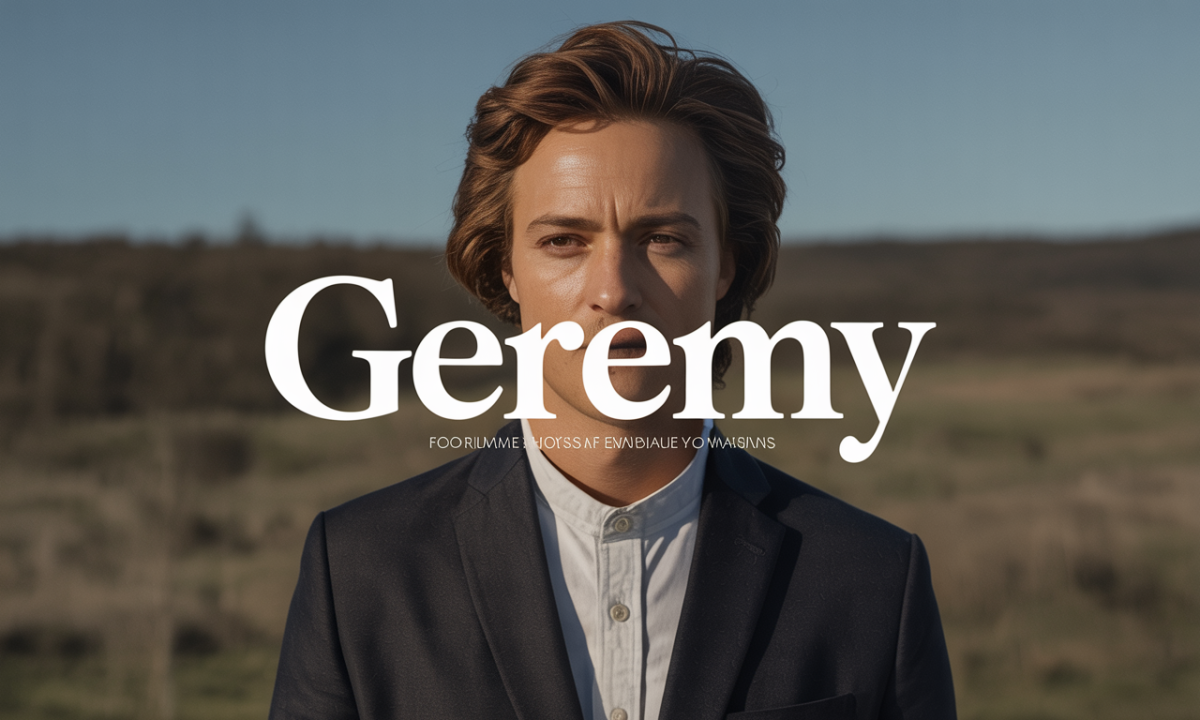 Illustration de Geremy, Prénoms