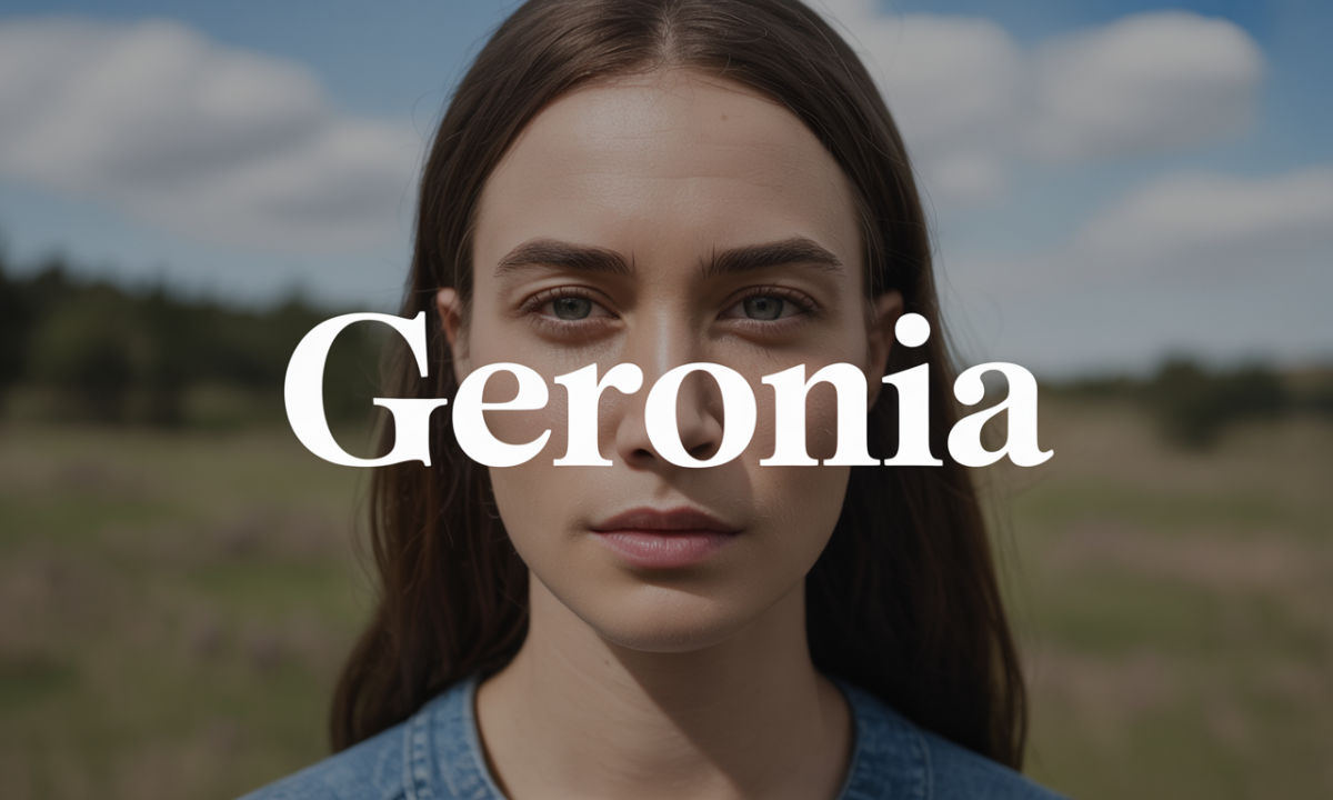 Illustration de Geronia, Prénoms