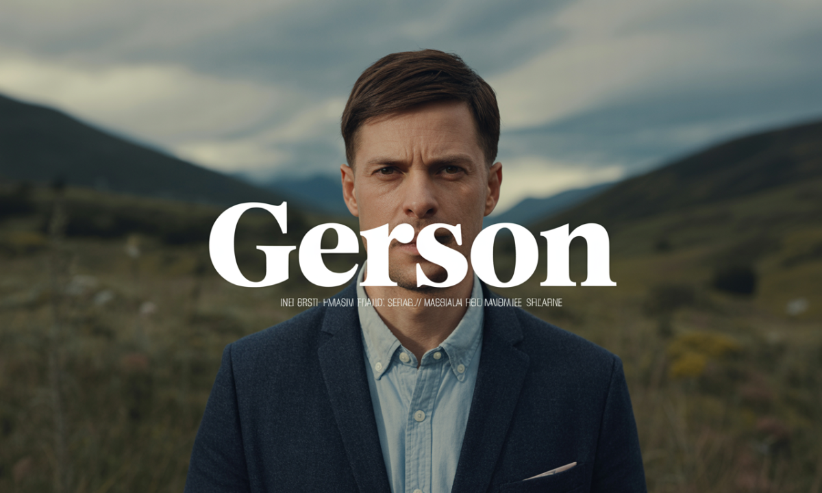 Illustration de Gerson, Prénoms