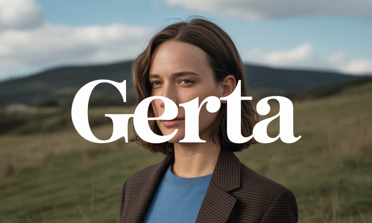 Illustration de Gerta, Prénoms