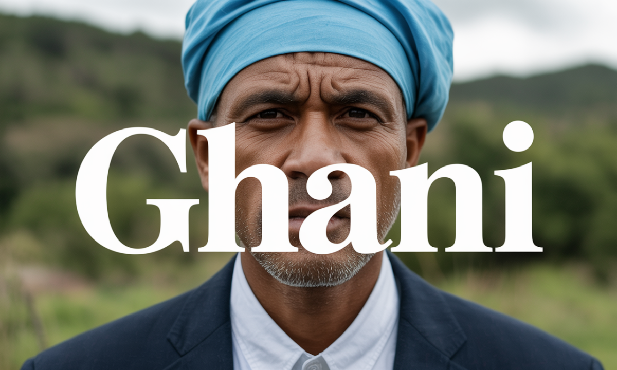 Illustration de Ghani, Prénoms