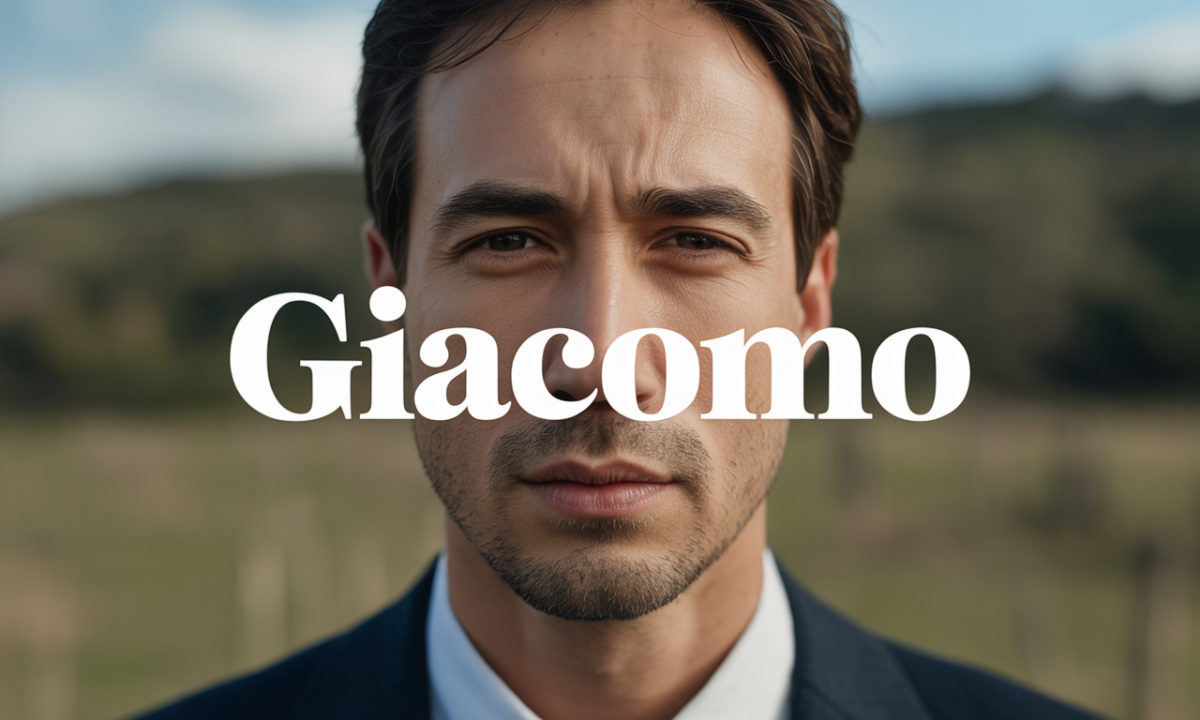 Illustration de Giacomo, Prénoms