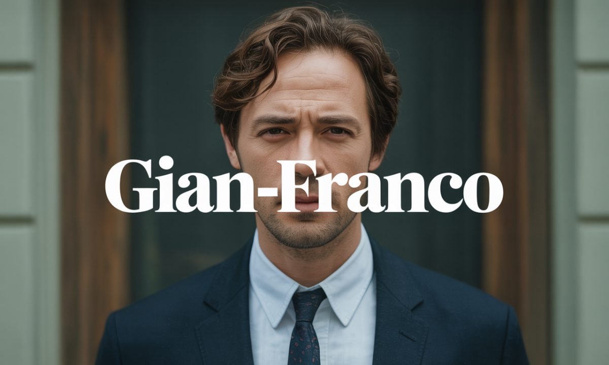 Illustration de Gian-franco, Prénoms