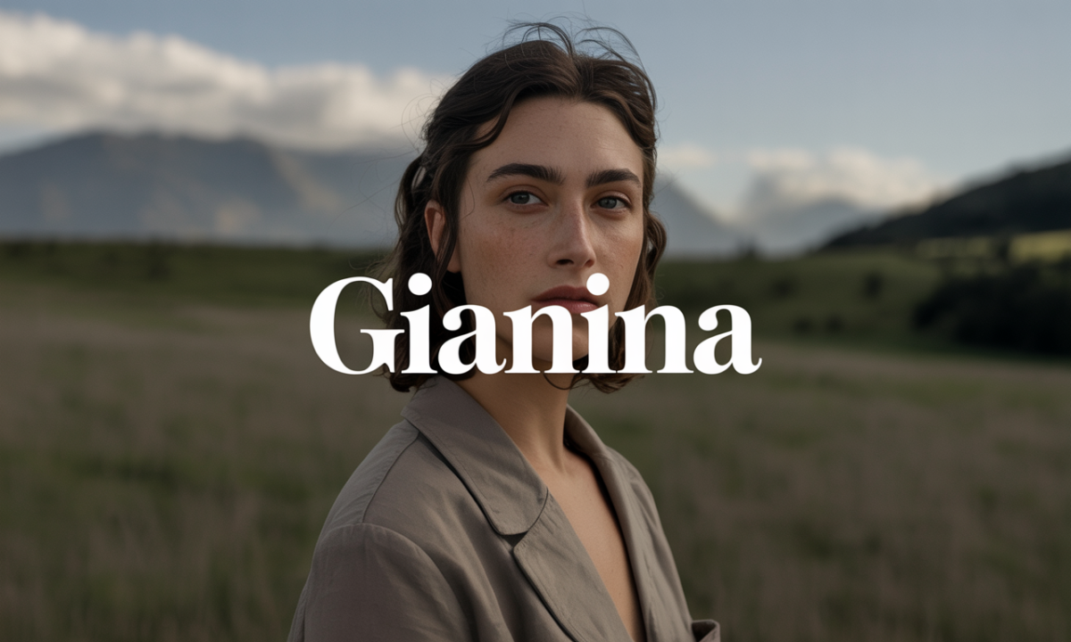 Illustration de Gianina, Prénoms