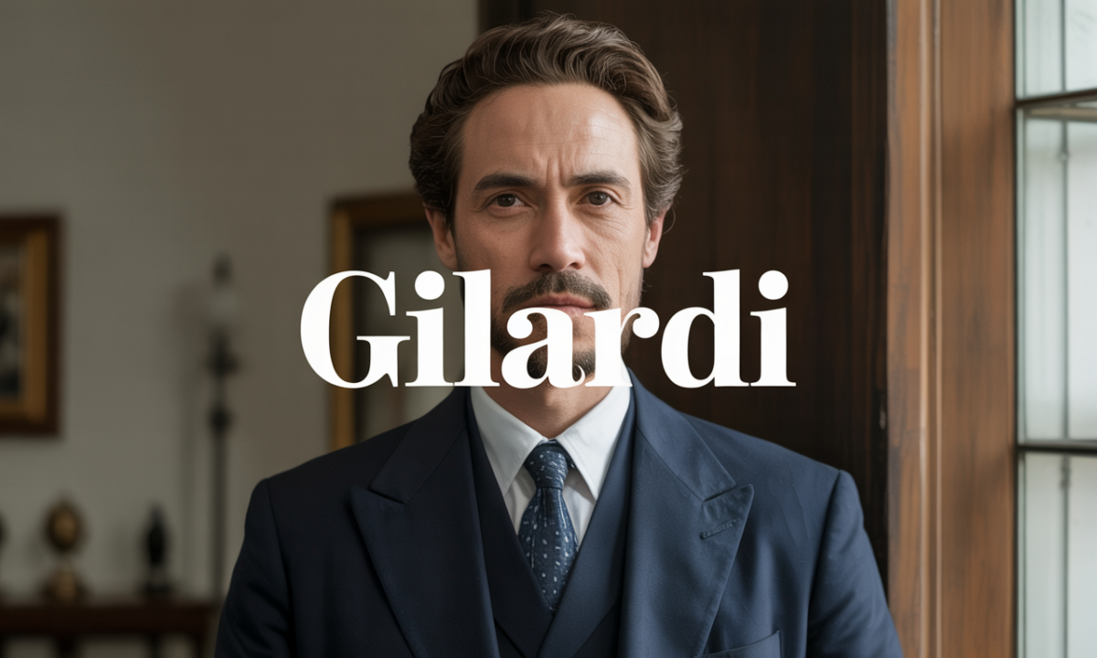 Illustration de Gilardi, Noms de famille