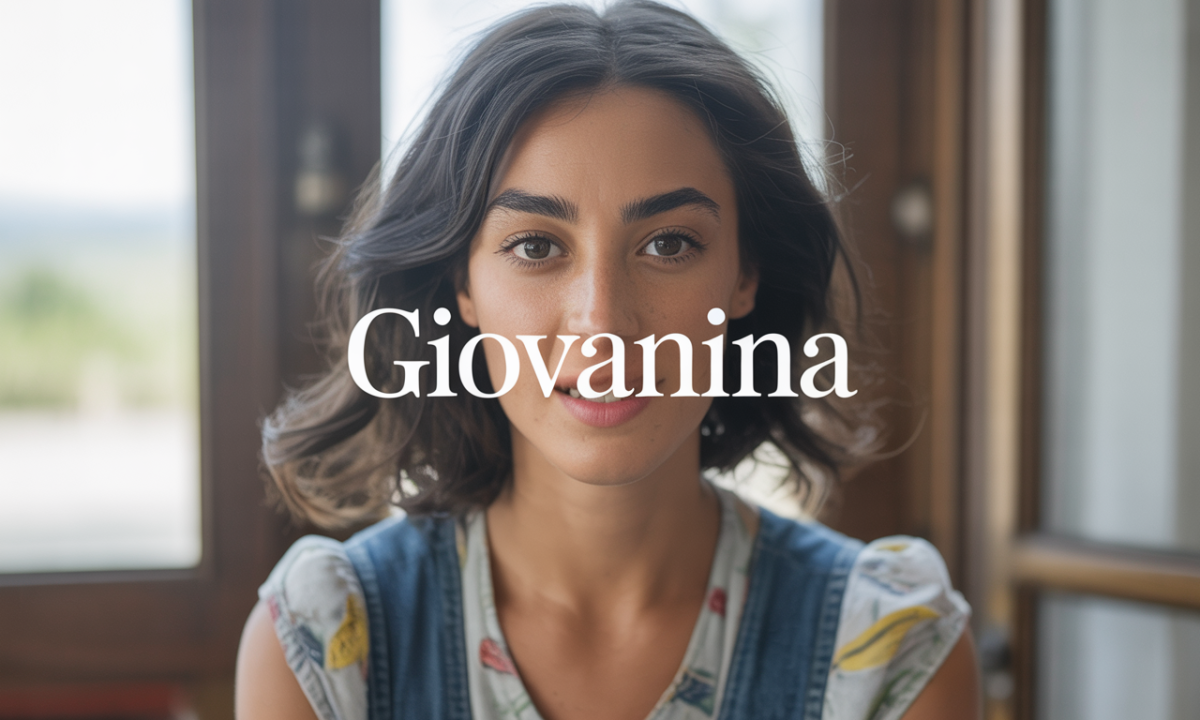 Illustration de Giovanina, Prénoms