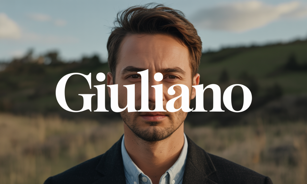 Illustration de Giuliano, Prénoms