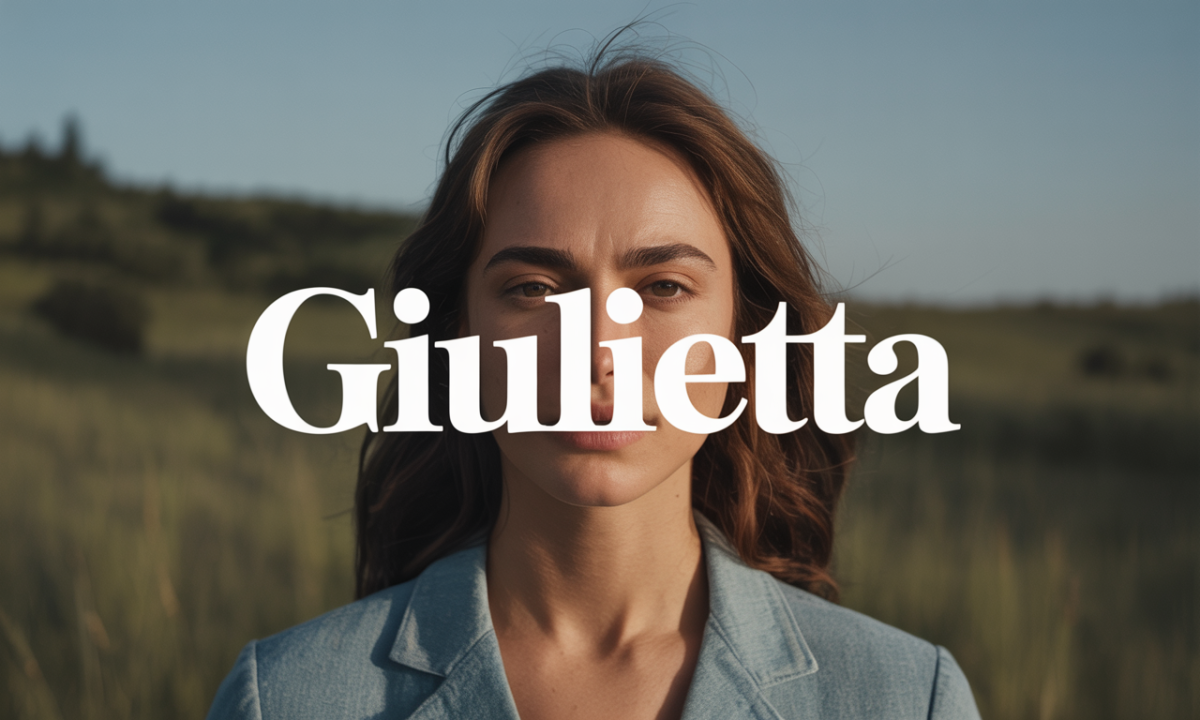 Illustration de Giulietta, Prénoms