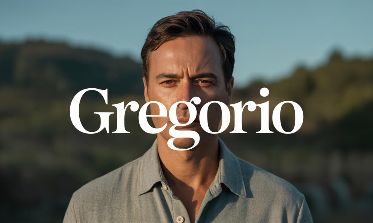 Illustration de Gregorio, Prénoms