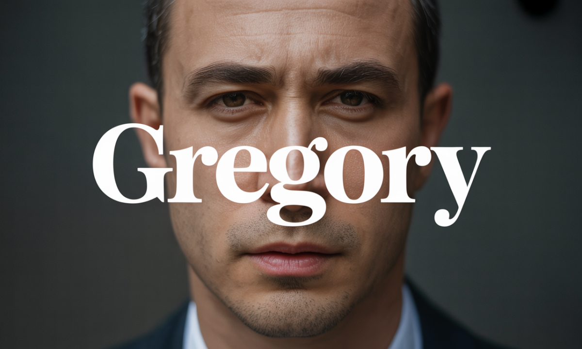 Illustration de Gregory, Prénoms