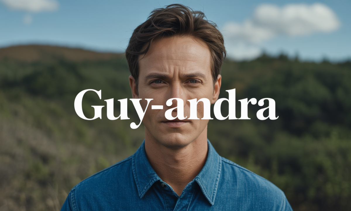 Illustration de Guy-andra, Prénoms