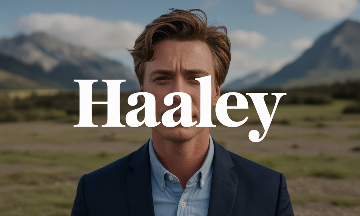 Illustration de Haaley, Prénoms