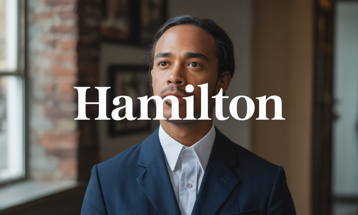 Illustration de Hamilton, Prénoms