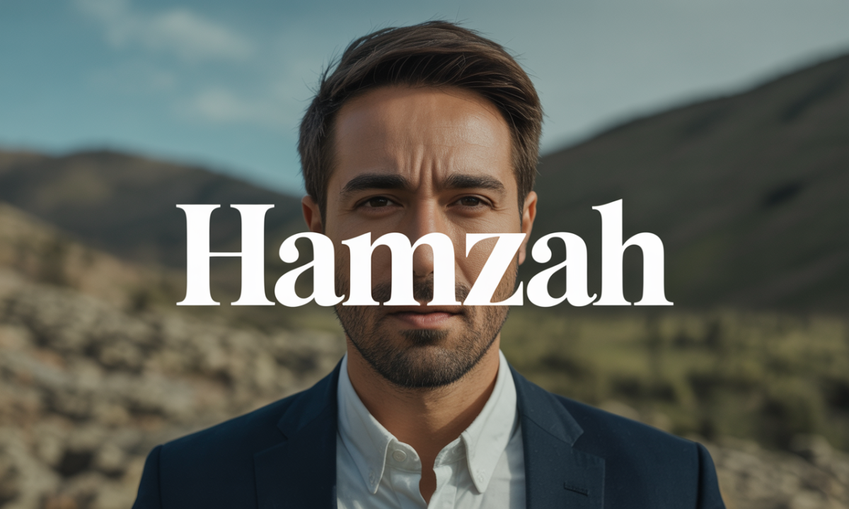 Illustration de Hamzah, Prénoms