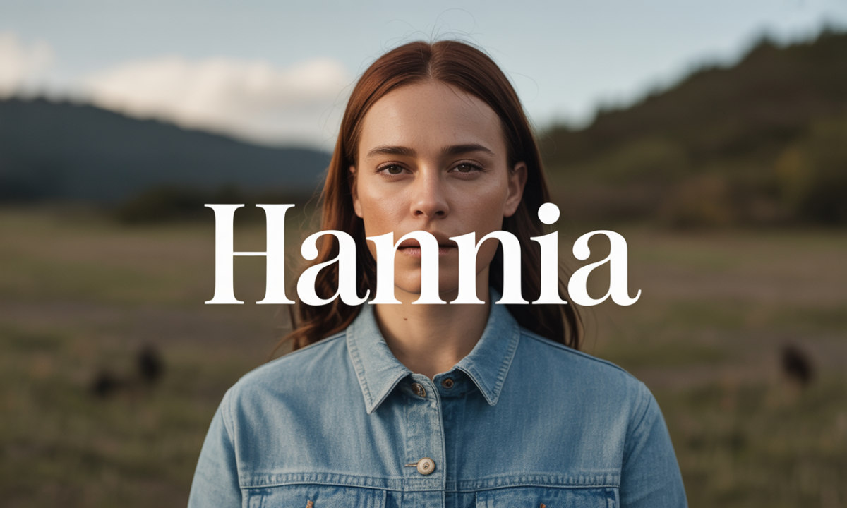 Illustration de Hannia, Prénoms