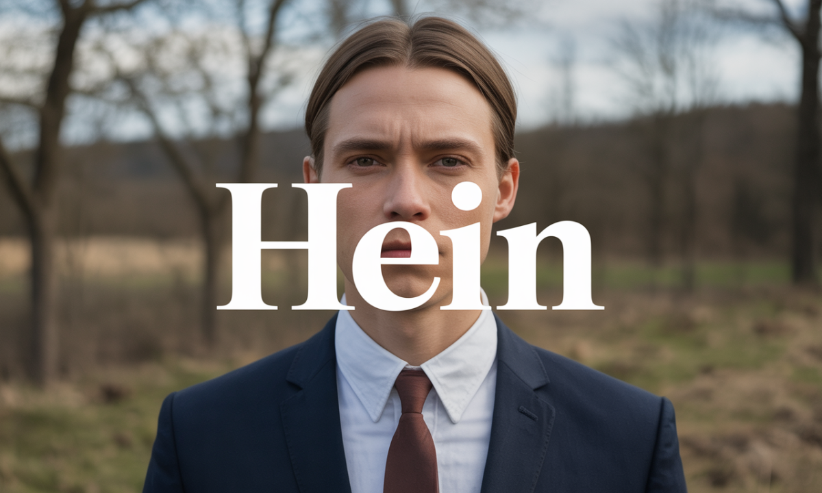 Illustration de Hein, Noms de famille