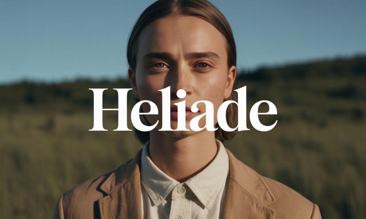 Illustration de Heliade, Prénoms