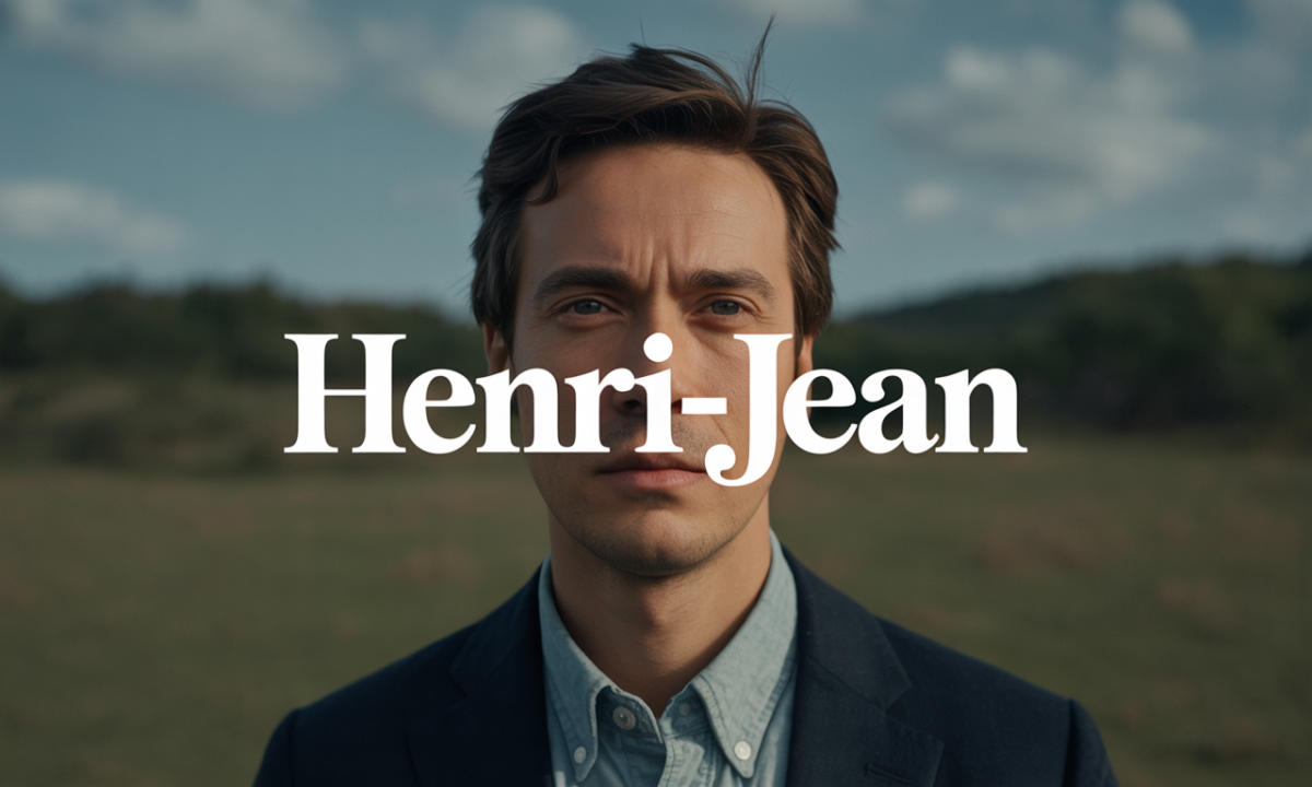 Illustration de Henri-jean, Prénoms