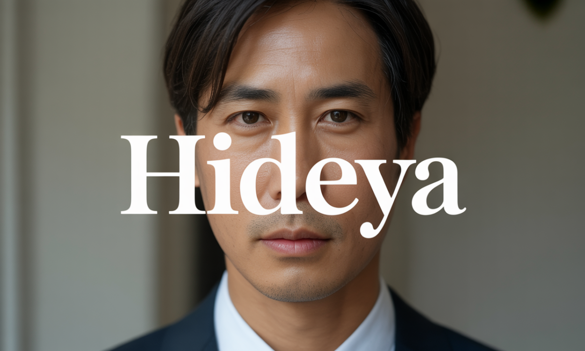 Illustration de Hideya, Prénoms