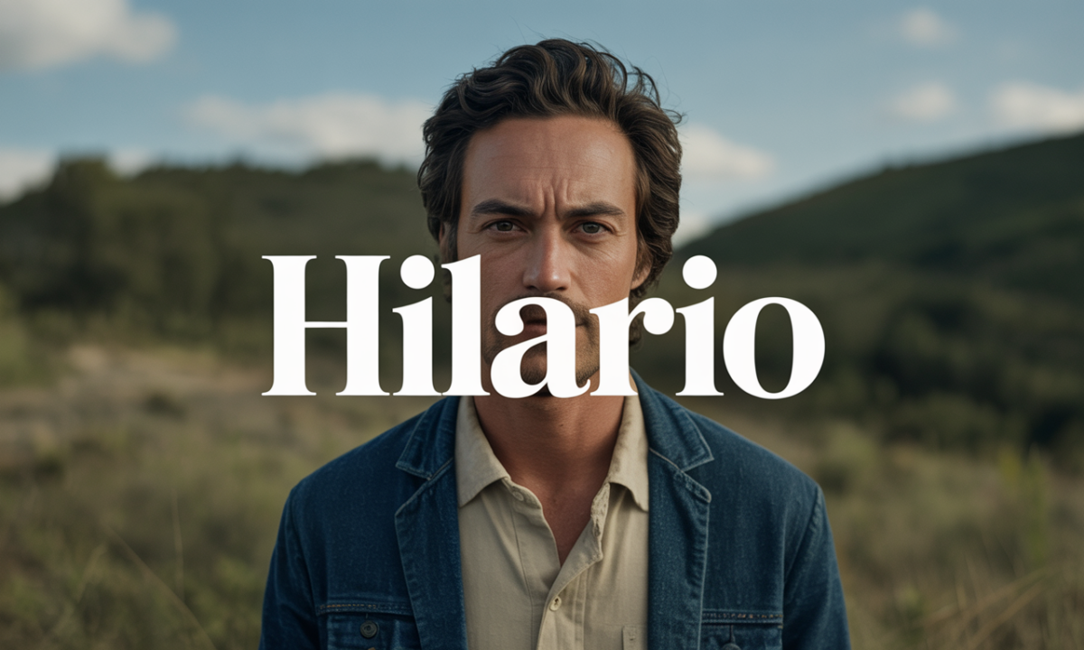 Illustration de Hilario, Prénoms