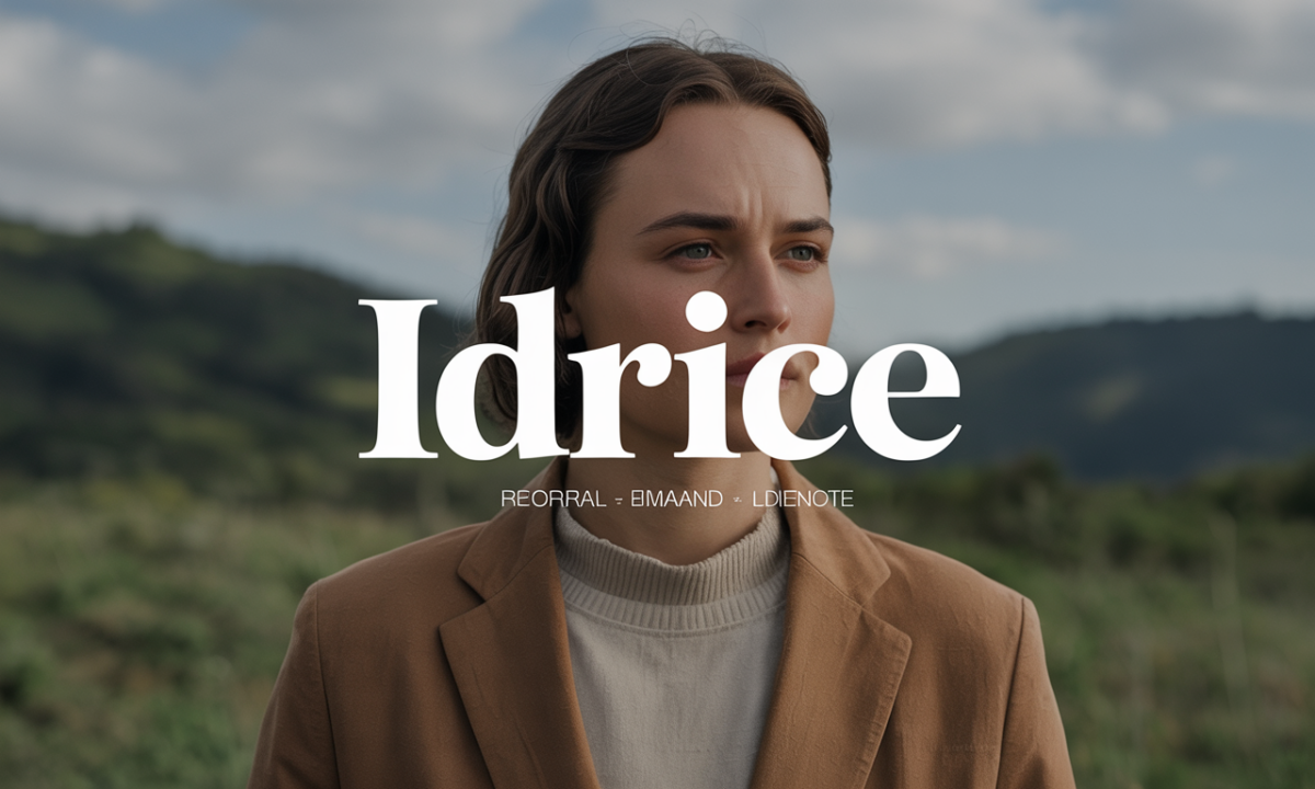 Illustration de Idrice, Prénoms