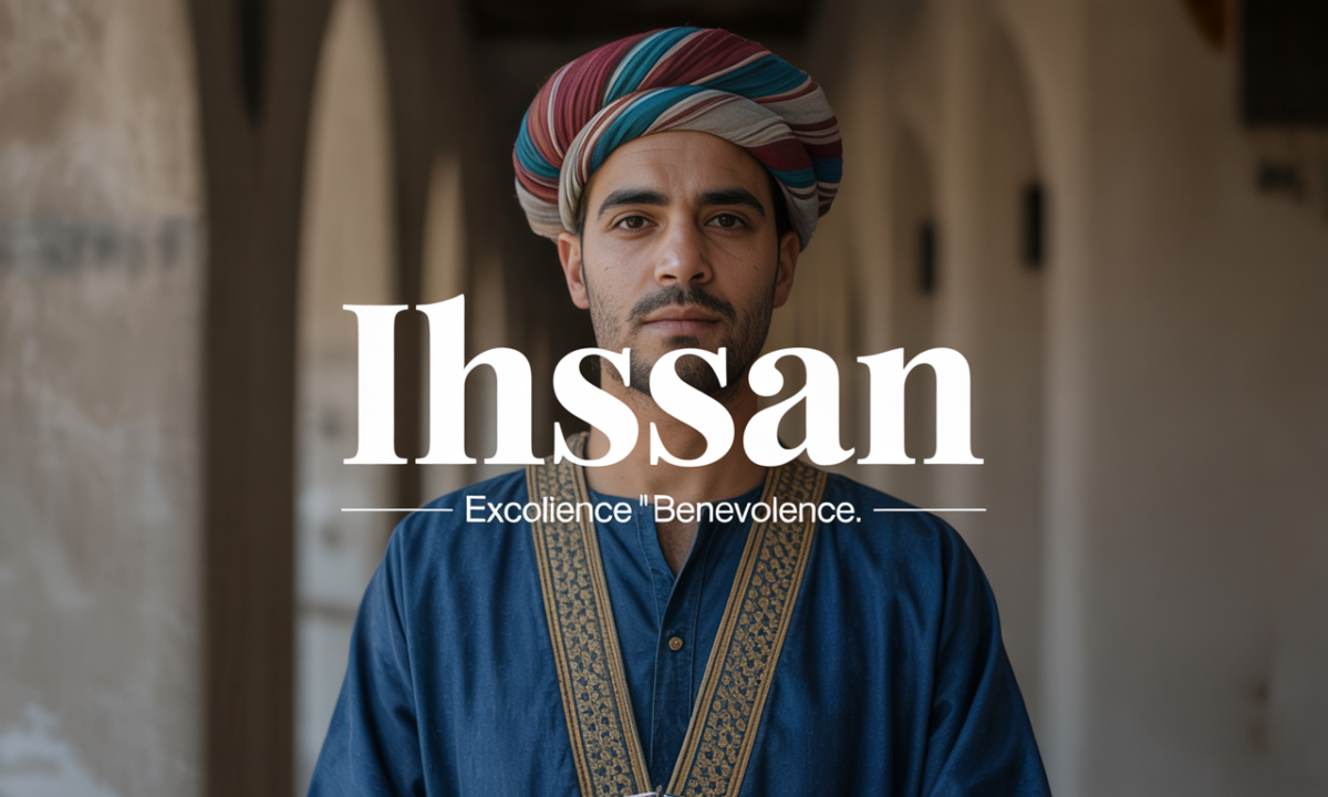 Illustration symbolique liée à l’origine du prénom Ihssan