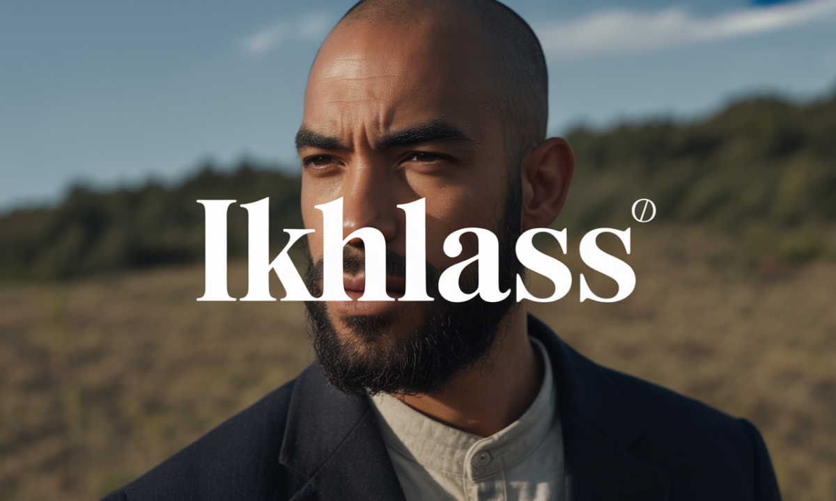 Illustration symbolique liée à l’origine du prénom Ikhlass