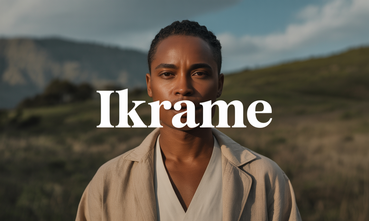 Illustration symbolique liée à l’origine du prénom Ikrame