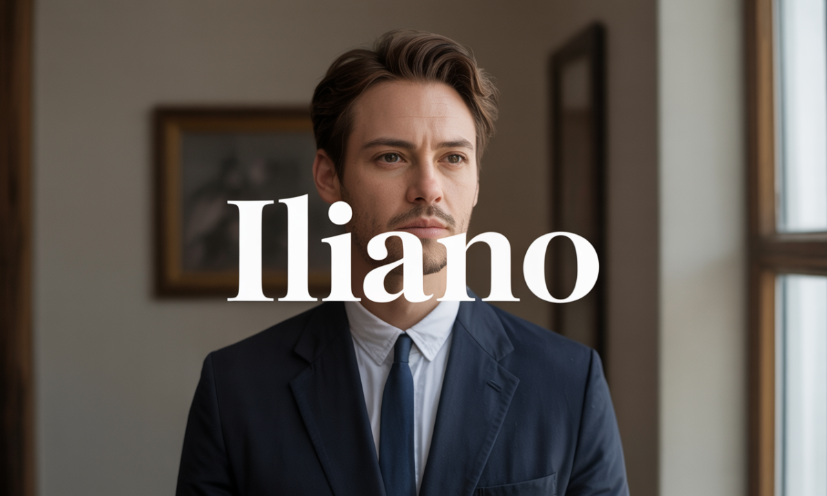 Illustration de Iliano, Prénoms