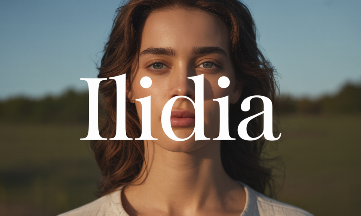 Illustration de Ilidia, Prénoms